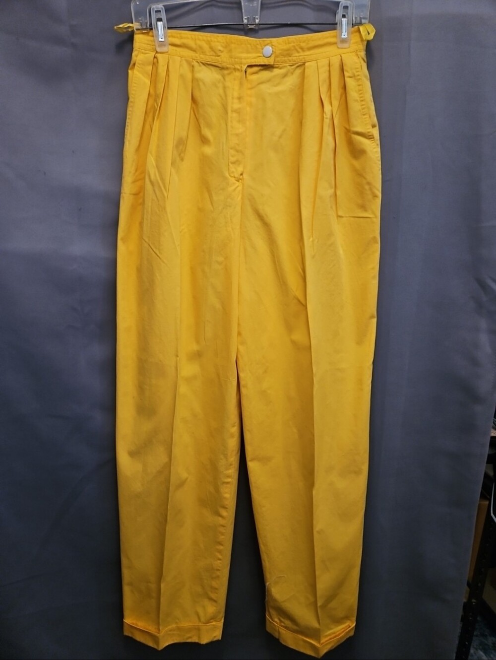 VTG Christian Dior Sportswear Pants Womens Sz 12 Gold High-Rise